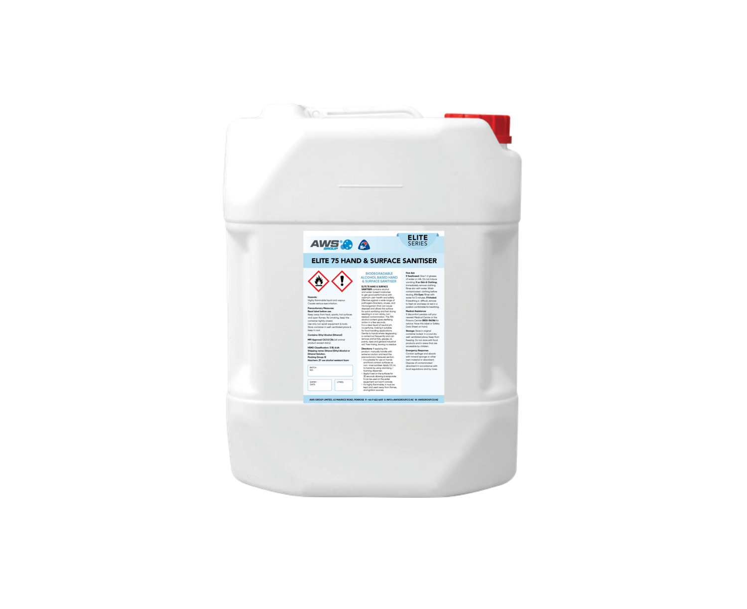 Elite 75 Hand & Surface Sanitiser image 2