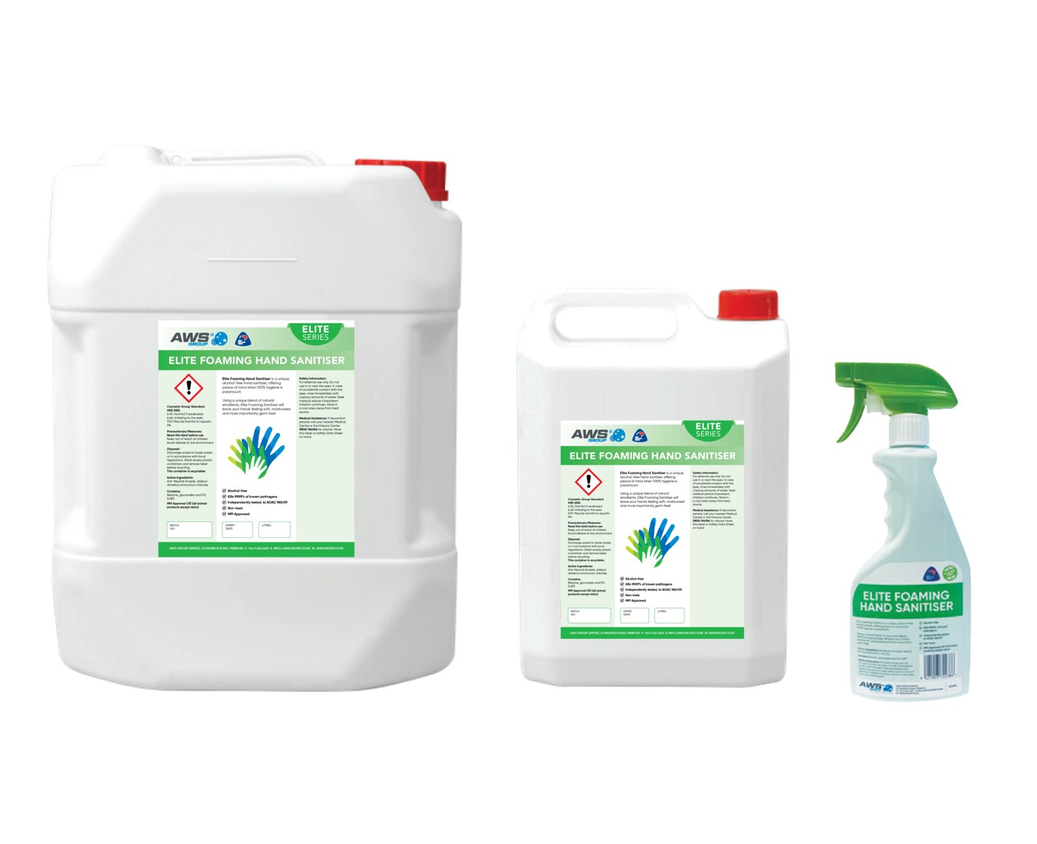 Elite Foaming Sanitiser image 1